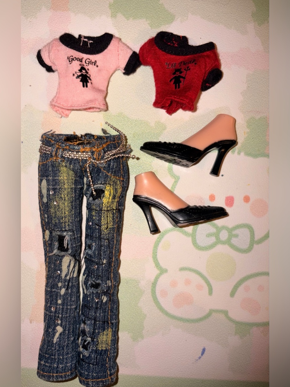 Bratz roxxi and phoebe twins clothes